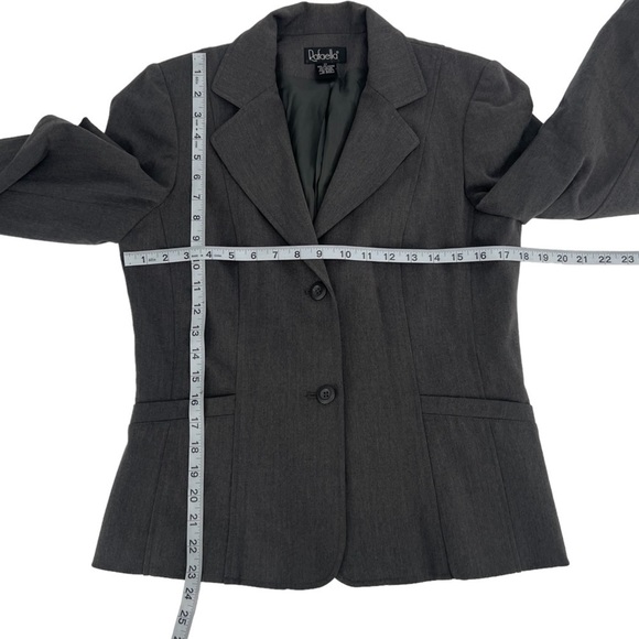Rafaella Gray Single Breasted Blazer Size 10 Women’s - Picture 6 of 6